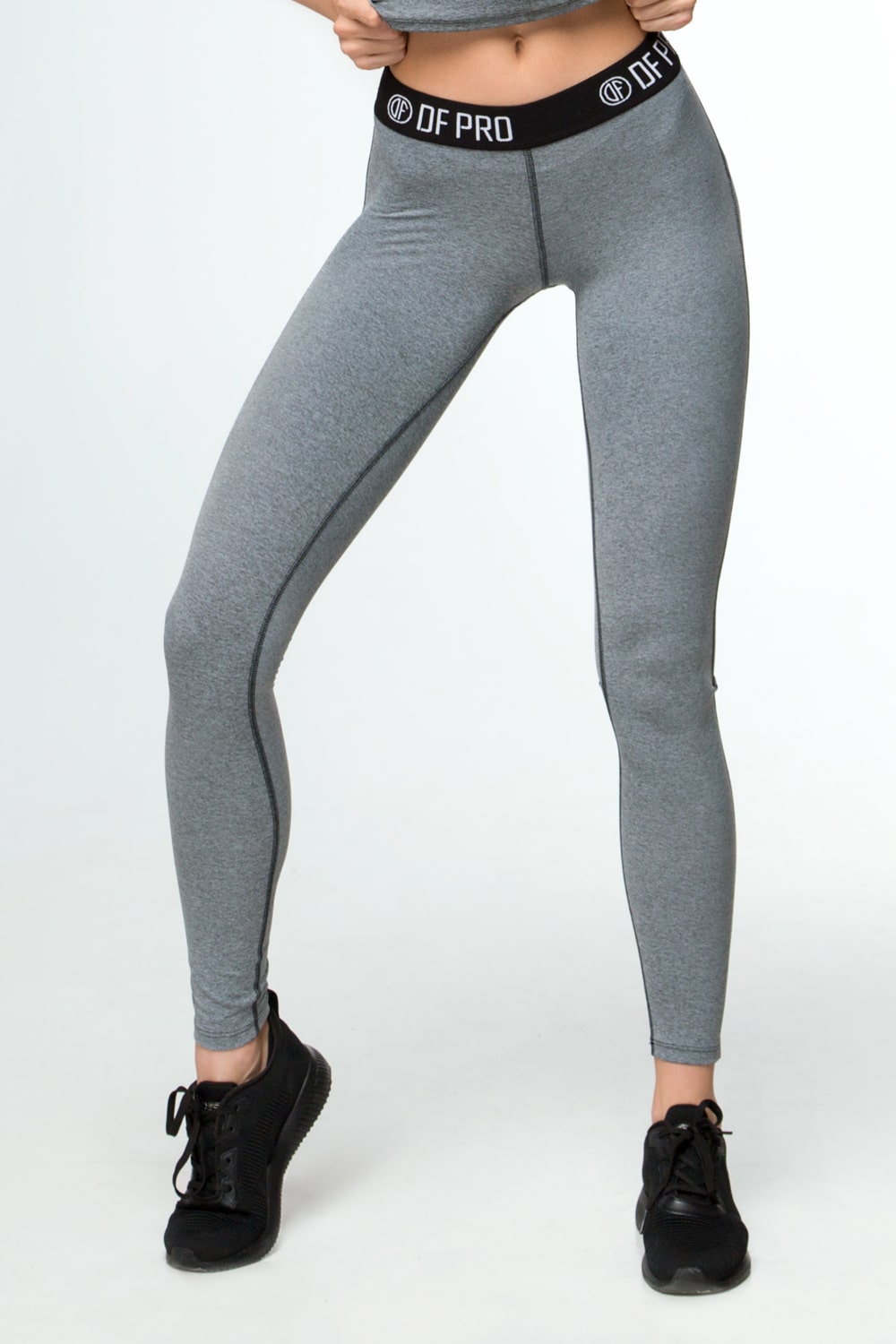 LEGGINSY SPORTOWE PRO FITNESS GREY