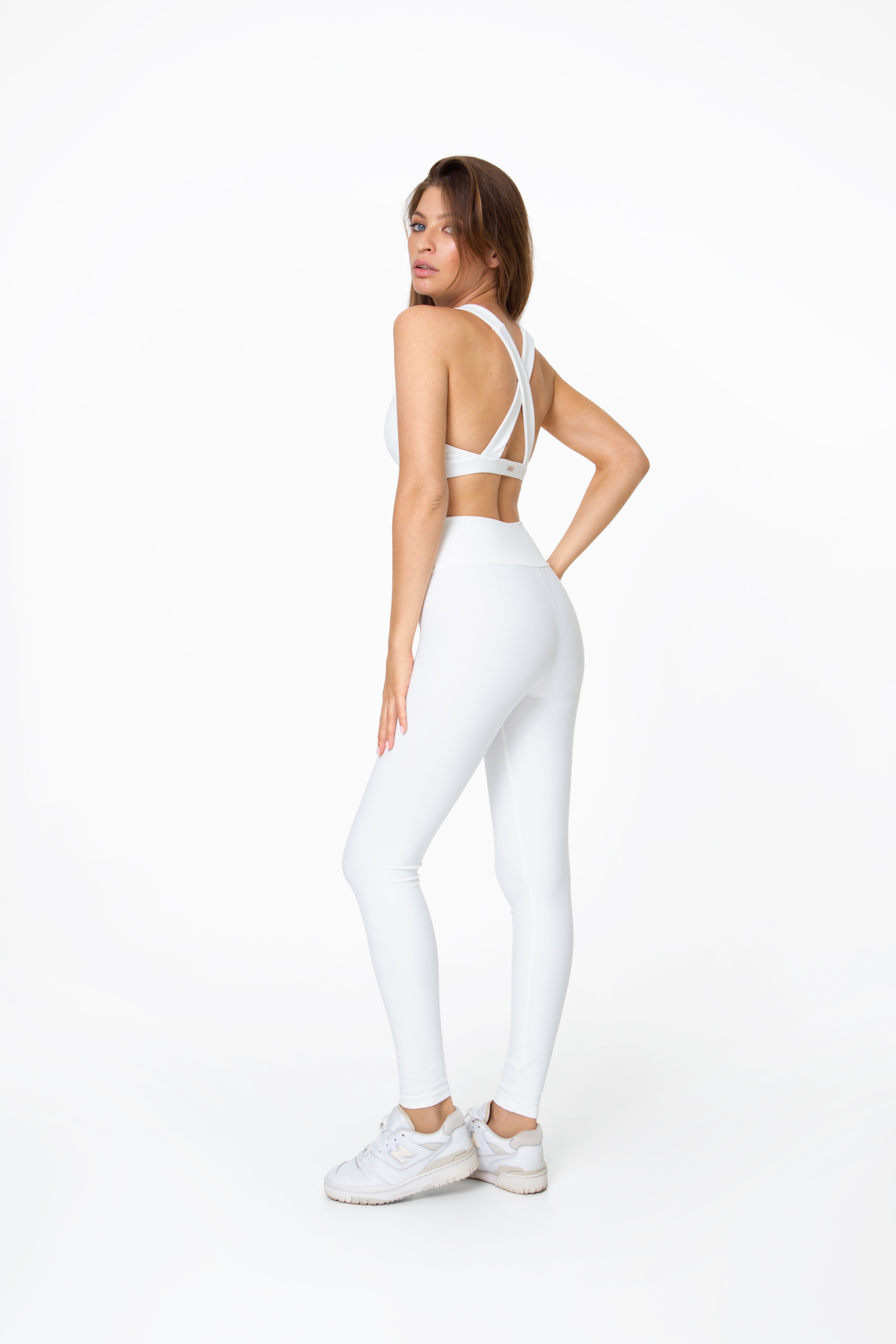 KOMPLET LEIA WHITE LEGGINSY