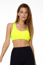 BIUSTONOSZ SPORTOWY BASIC LEMON