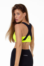 BIUSTONOSZ SPORTOWY BASIC LEMON