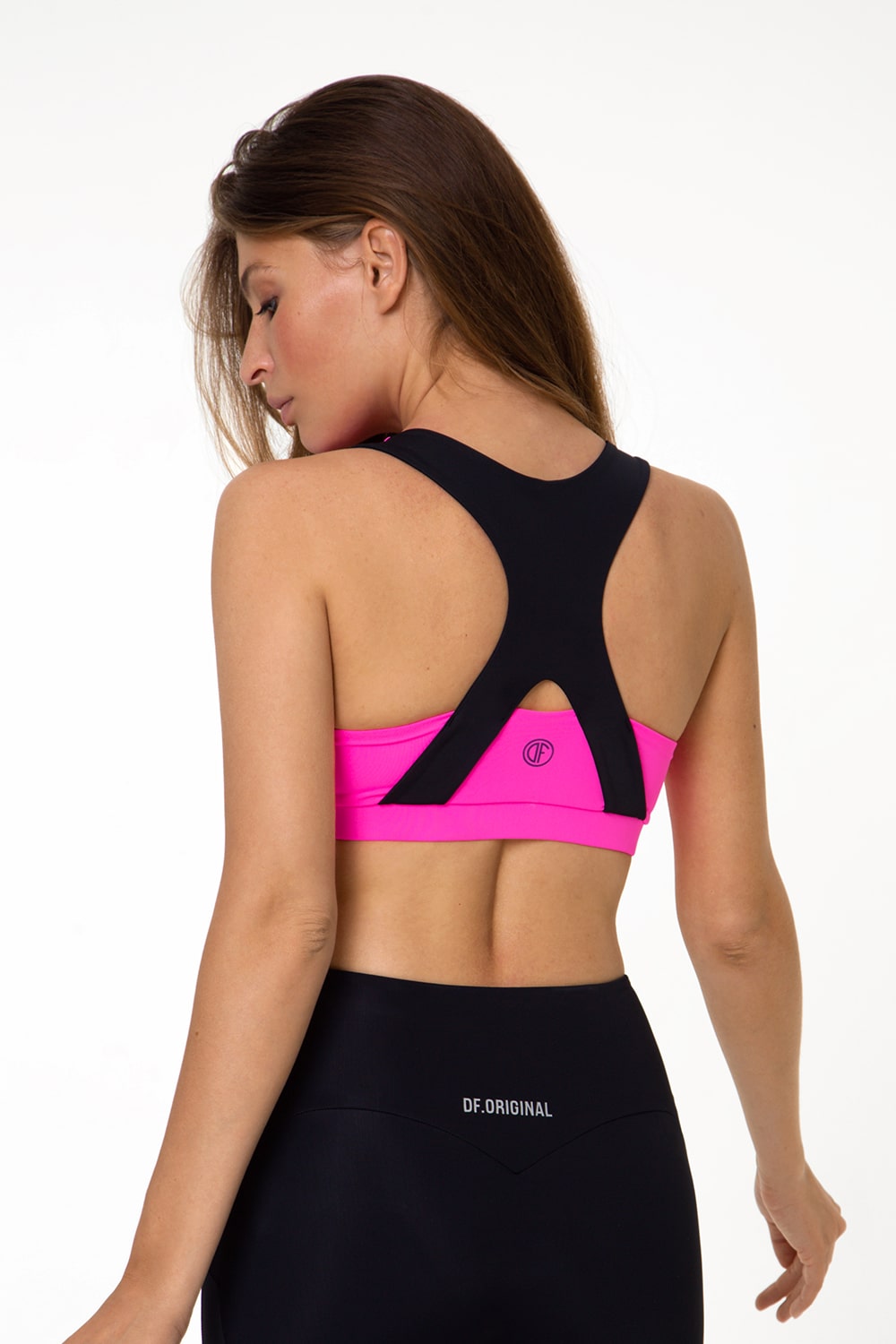 BIUSTONOSZ SPORTOWY BASIC PINK