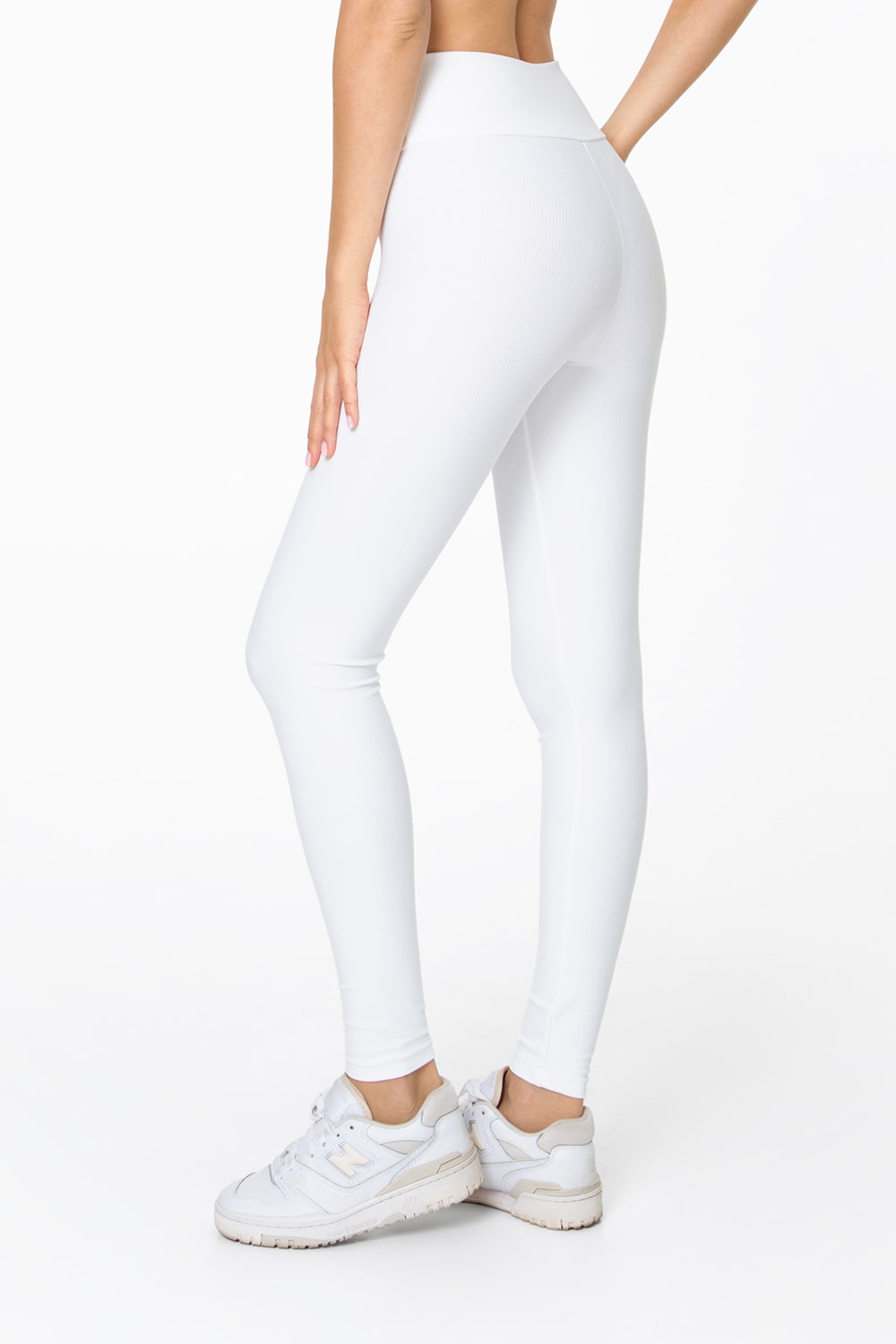 LEGGINSY SPORTOWE LEIA WHITE