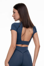 Biustonosz sportowy Majestic Cobalt