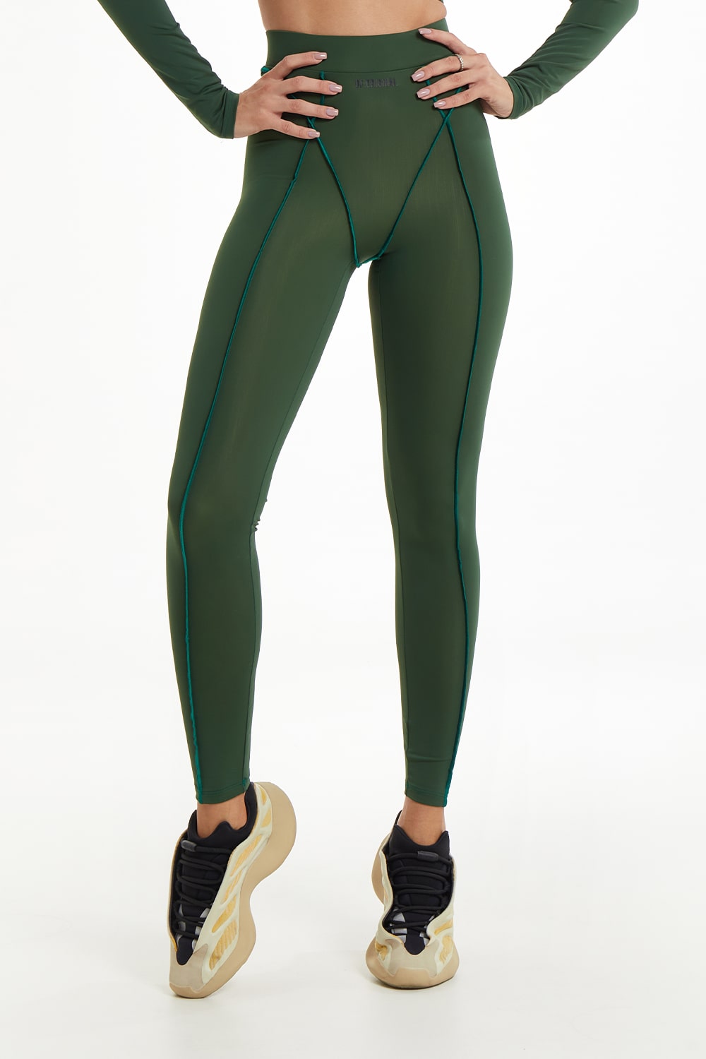 Legginsy sportowe Majestic Moss