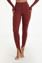 Legginsy Manifest Bordo