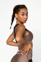 BIUSTONOSZ SPORTOWY NEBULA UMBER