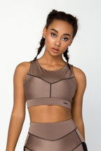 BIUSTONOSZ SPORTOWY NEBULA UMBER