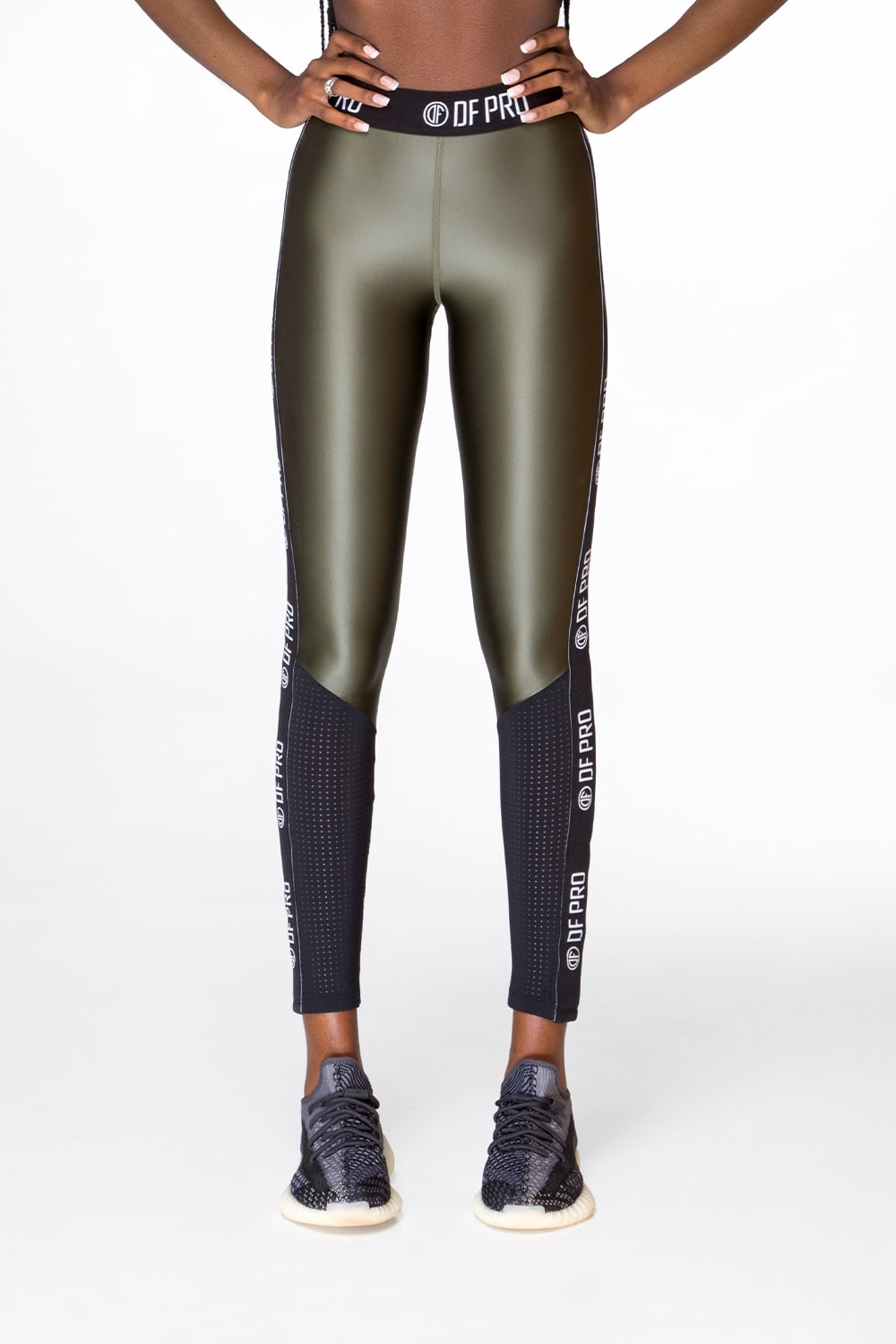 LEGGINSY SPORTOWE NEW PERFORM PRO GREEN