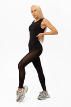 SPORTOWY KOMBINEZON SEXY BLACK