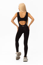SPORTOWY KOMBINEZON SEXY BLACK