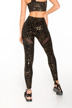 LEGGINSY SPORTOWE STARDUST GOLD