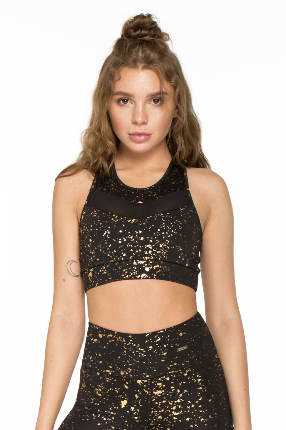 BIUSTONOSZ SPORTOWY STARDUST GOLD