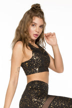 BIUSTONOSZ SPORTOWY STARDUST GOLD